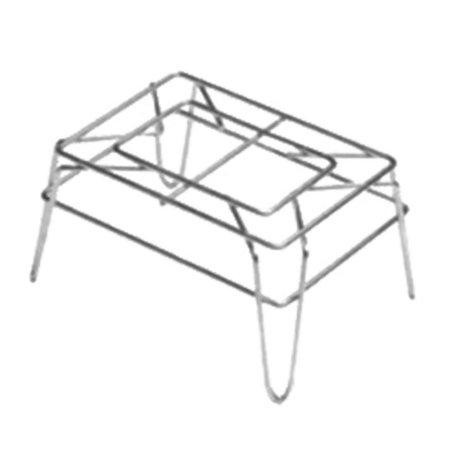 MADE4MATTRESS 14 in Wire Beverage Stand Chrome MA1104872